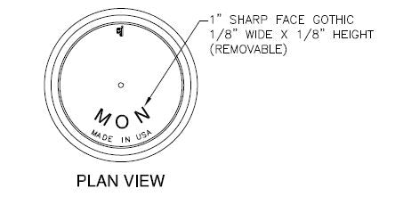 Survey Monument Case "Mon" assembly