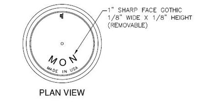 Survey Monument Case "Mon" assembly